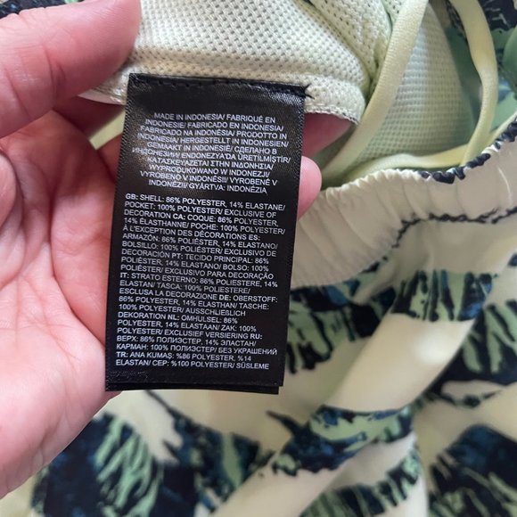 The North Face  Men’s SizeM, L, XLWander Shorts Lime Cream Ravine Print MSRP $50 - Picture 4 of 7